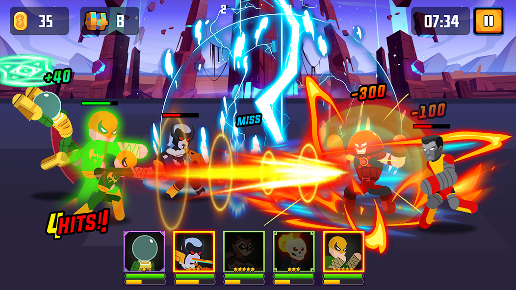 Idle Stickman Heroes Fight