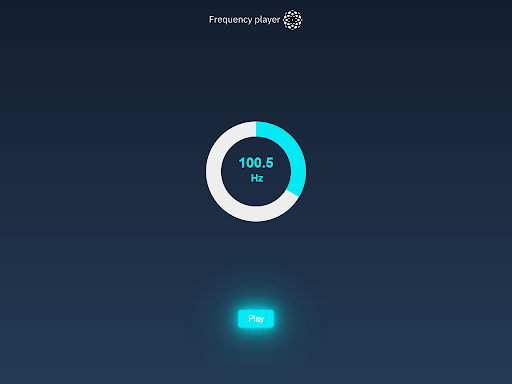Frequency player Screen 3