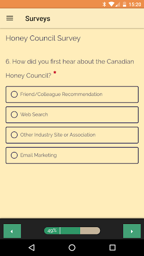 Honey Council Screen 3