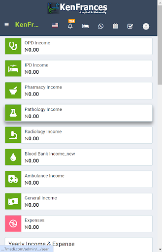 Android application KenFrances Hospital App screenshort