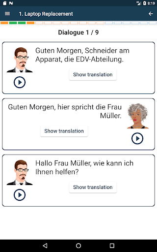 German in the office