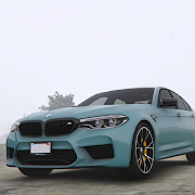 Racing BMW M5 F90 Fast Action