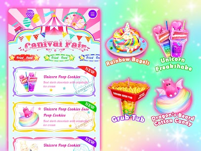 Unicorn Chef Carnival Honest Meals: Video games for Ladies 5