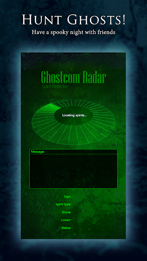 Android application Ghostcom™ Radar Messages screenshort