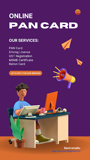 Android application Skynyx pan card apply screenshort