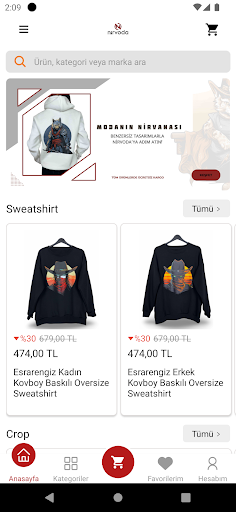 Android application Nirvoda screenshort