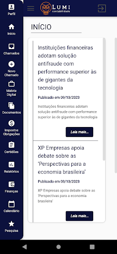 Android application Lumi Contabilidade screenshort