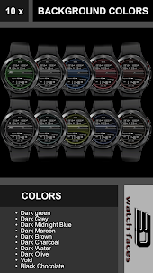 aad 26d dark 3D watch faces