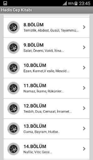 Hadis Cep Kitabı Screen 3