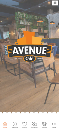 Android application Avenue Cafe screenshort