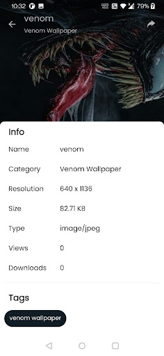 4K Venom Wallpaperفينوم خلفيات Screen 3
