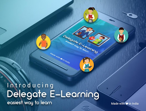 Android application Delegate E-Learning screenshort