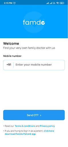 Android application Famdo screenshort