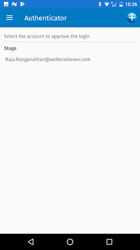 Wolters Kluwer Authenticator Screen 2