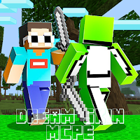 Mod dream for mcpe and world maps for dream skin