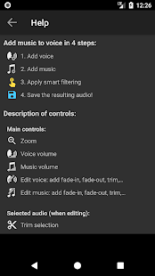 Add Music to Voice Captura de pantalla