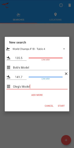 Android application Free Flight Navigator screenshort