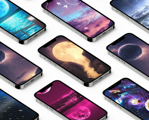 Android application Moon Wallpaper screenshort