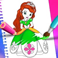 Принцесса цвет Книга Картина Веселье