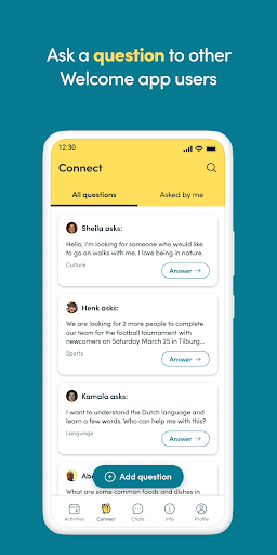 Welcome app Screen 3