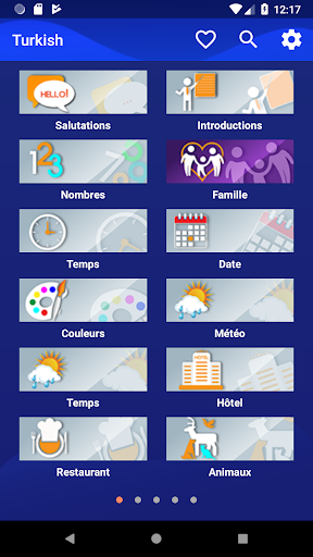 Aperçu de l'application