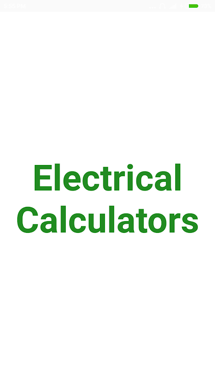 Electrical Calculator - 3.1.8 - (Android)