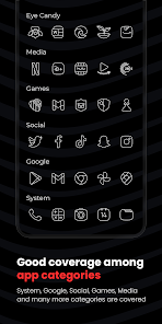 Vera Outline White Icon Pack APK v4.8.2 (Patched) poster-3