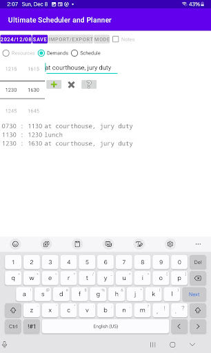 Ultimate Scheduler and Logger Screenshot 1 - AppWisp.com