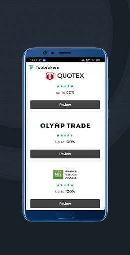 Android application Topbrokers screenshort