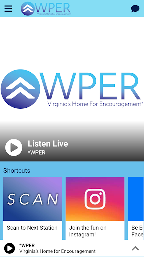 Android application Encouraging Radio screenshort