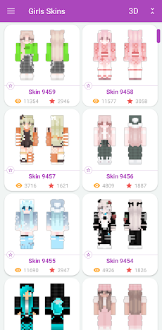 Girls Skins for Minecraft PEのおすすめ画像1