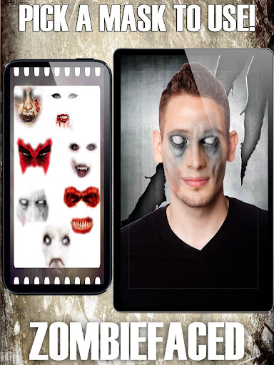 Android application ZombieFaced Scary Zombie Booth screenshort