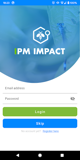 Android application IPM Impact screenshort