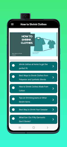 How to Shrink Clothes