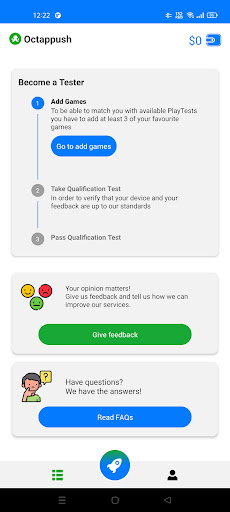 Octappush - Paid Game Tester 1