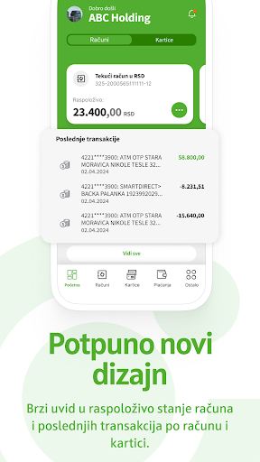 OTP Biznis m-bank Screen 2