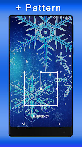Snow Keyboard Lock Screen Screen 3