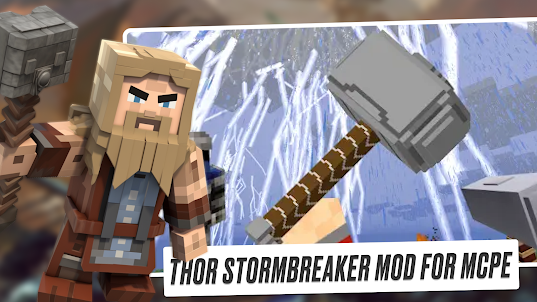 Thor Stormbreaker Mod for MCPE