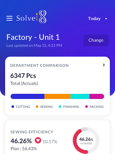 Solvei8 Analytics Screen 3
