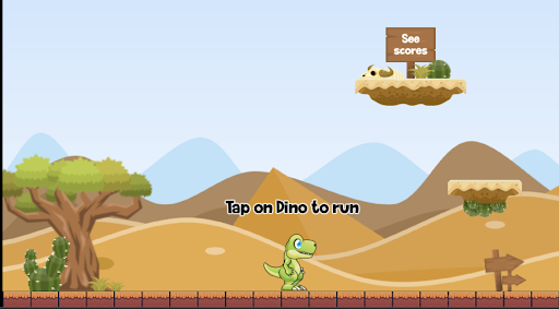 Dino Running Screen 3