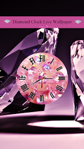 Diamond Clock Live Wallpaper