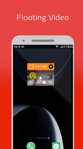 Android application Floating Tube screenshort