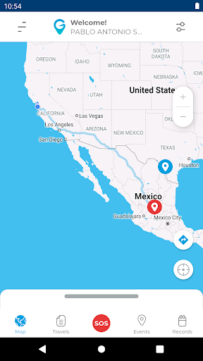 Android application 1G Location screenshort