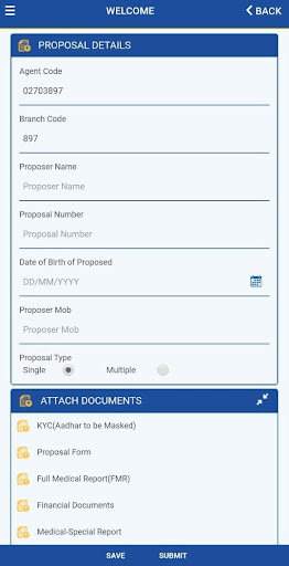 LIC docQ Screen 2