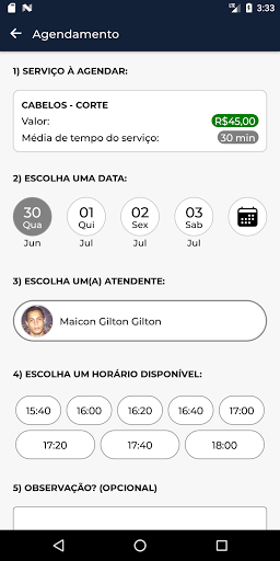 AgendamentosPop Screen 3