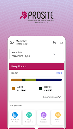 PROSİTE SİTE YÖNETİM Screen 2