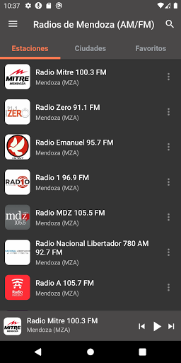 Android application Radios de Mendoza (AM/FM) screenshort