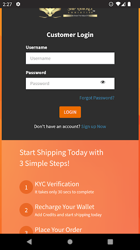 SQ Logistics Screen 2