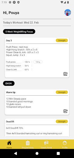 Lemonade Training Screen 2