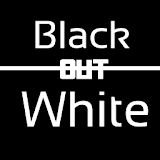 Blackout White Keyboard Skin icon
